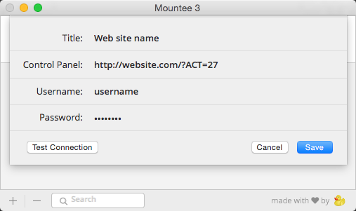 Connecting to your site with Mountee
